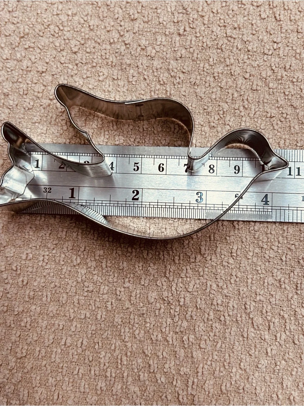 Metal Cookie Cutters Lot of 4 Christian Theme Cross x2 Dove Church